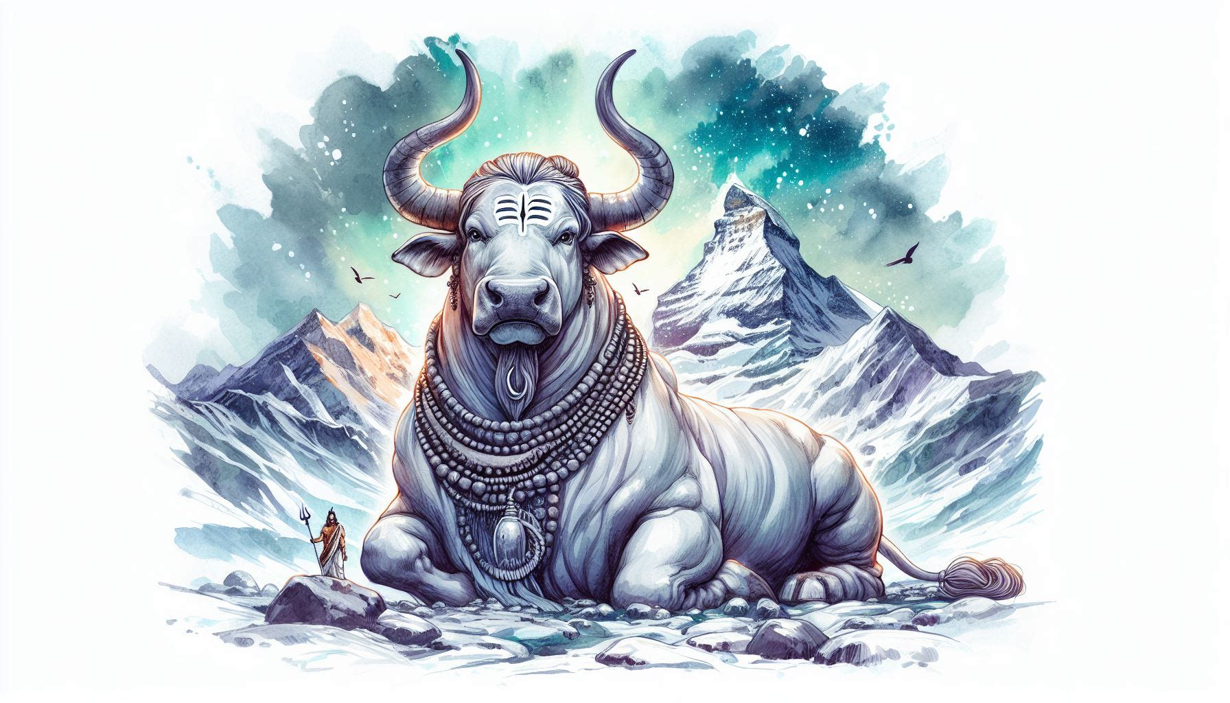 "Story Of Nandi: The Sacred Bull of Shiva in Hindu Mythology"