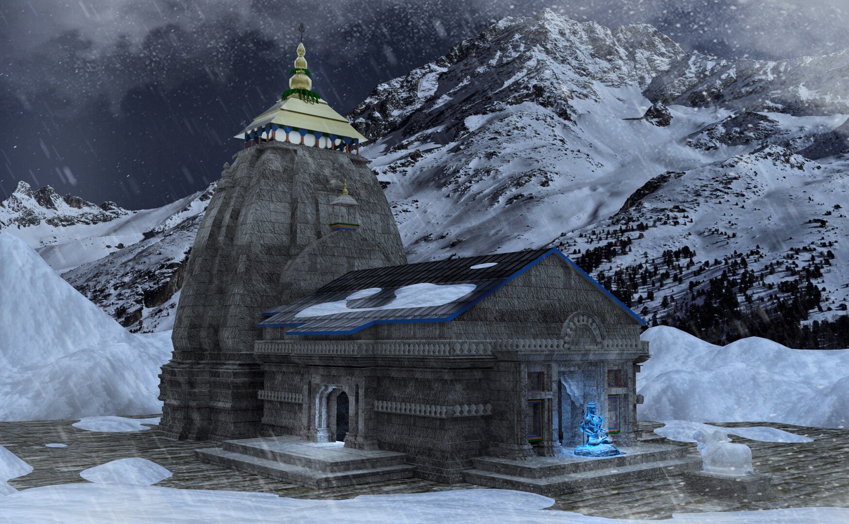 "Kedarnath Temple: A Journey Through History and the Pandavas' Spiritual Link"