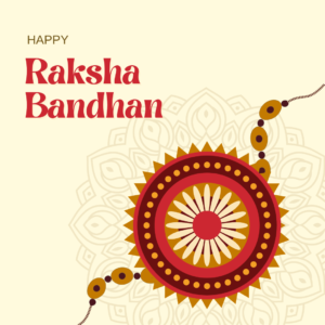 Beige and Orange Indian Truck Art Raksha Bandhan Instagram Post 1