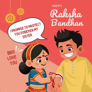 Beige and Orange Indian Truck Art Raksha Bandhan Instagram Post 13