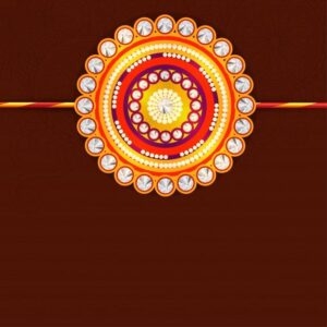 Free Vector Creative beautiful rakhi design for indian festival raksha bandhan celebration