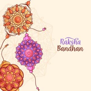 Free Vector Hand drawn raksha bandhan concept 1