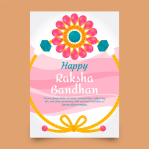 Free Vector Raksha bandhan greeting card