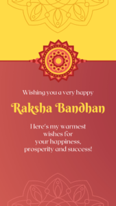 Gradient Festive Happy Raksha Bandhan WhatsApp Status 12