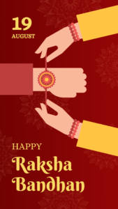 Gradient Festive Happy Raksha Bandhan WhatsApp Status 14