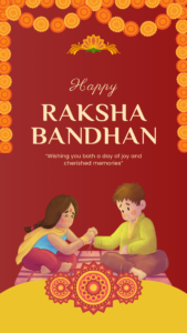 Gradient Festive Happy Raksha Bandhan WhatsApp Status 15