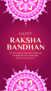 Gradient Festive Happy Raksha Bandhan WhatsApp Status 23