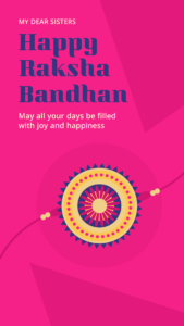 Gradient Festive Happy Raksha Bandhan WhatsApp Status 27