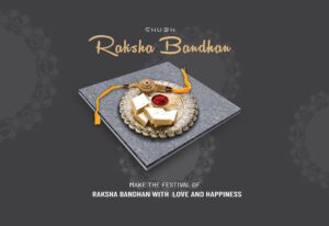Make the festival of raksha bandhan with love and happines