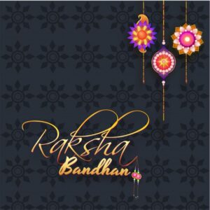 Premium Vector Calligraphy text raksha bandhan