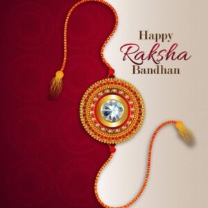 Premium Vector Happy raksha bandhan with creative background