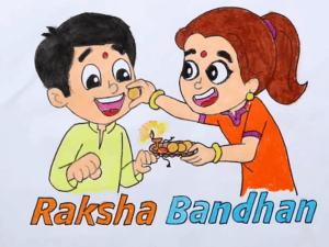 Raksha Bandhan Drawing With Oil Pastels Full Video Tutorial 3dvkarts