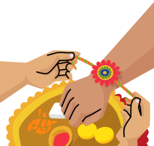 Silver Raksha Bandhan Clipart 1