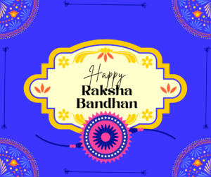 Yellow and Cream Simple Happy Raksha Bandhan Greeting Facebook Post 5