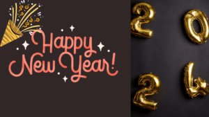 Black and Gold Typographic Happy New Year Video 19