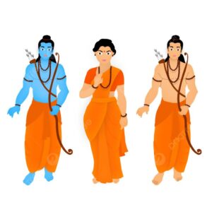 Ram Laxman Sita PNG Image Happy Ram Navami Shri Sita And Laxman Png Design Ram Navami Jai Shri Ram Ram PNG Image For Free Download