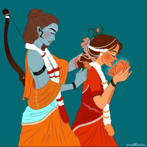 Ram Sita Illustration