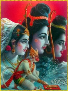 Ram laxman sita and Hanuman