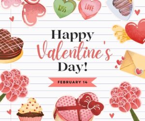 Red Pink Pastel Watercolor Happy Valentines Day Facebook Post 13