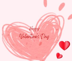 Red Pink Pastel Watercolor Happy Valentines Day Facebook Post 30