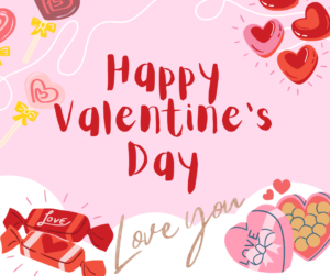 Red Pink Pastel Watercolor Happy Valentines Day Facebook Post 31