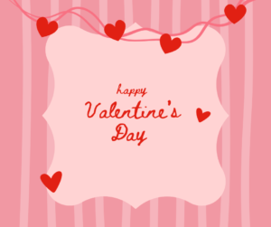 Red Pink Pastel Watercolor Happy Valentines Day Facebook Post 32