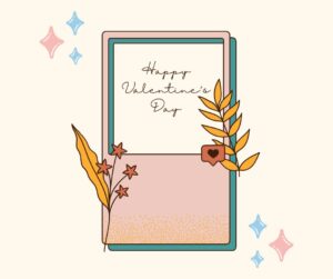 Red Pink Pastel Watercolor Happy Valentines Day Facebook Post 37