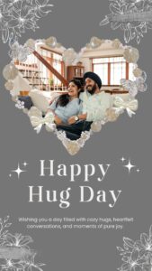 Blue National Hugging Day Instagram Story 19