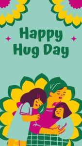 Blue National Hugging Day Instagram Story 23