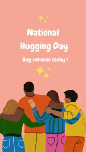 Blue National Hugging Day Instagram Story 4