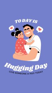 Blue National Hugging Day Instagram Story 5