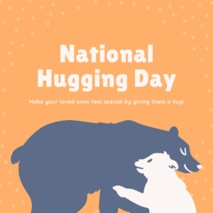 Colorful Friendly National Hugging Day Instagram Post 19