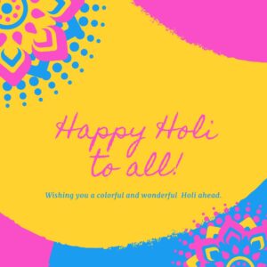 Colorful happy holi greetings instagram post 27
