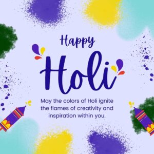 Colorful happy holi greetings instagram post 48