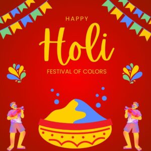 Colorful happy holi greetings instagram post 55