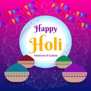 Colorful happy holi greetings instagram post 60
