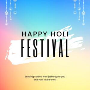 Colorful happy holi greetings instagram post 62