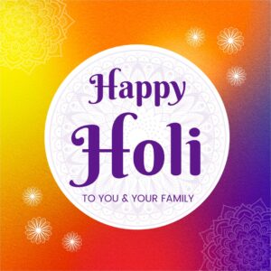 Colorful happy holi greetings instagram post 64
