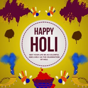 Colorful happy holi greetings instagram post 72