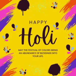 Colorful happy holi greetings instagram post 75