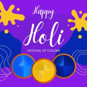 Colorful happy holi greetings instagram post 81