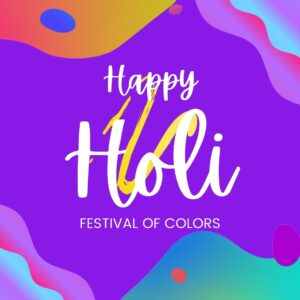 Colorful happy holi greetings instagram post 83