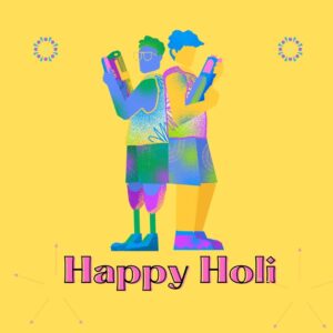 Colorful happy holi greetings instagram post 87