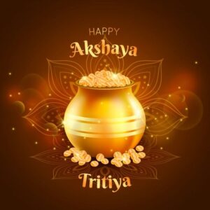 Free Vector Happy celebration akshaya tritiya day