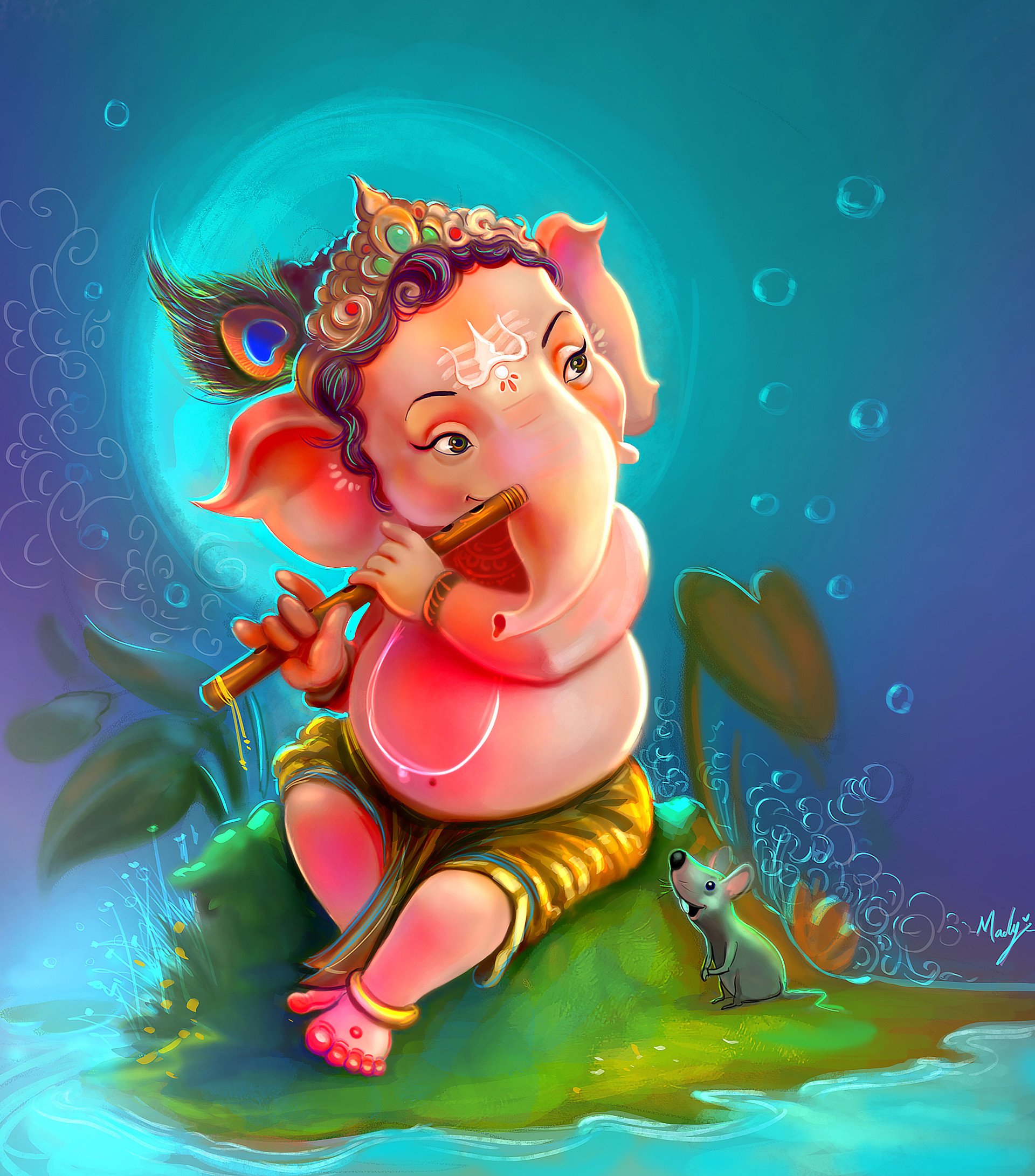108 Names of Lord Ganesha With Meanings