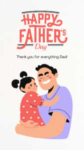 Beige Minimalist Watercolor Illustrated Happy Fathers Day Instagram Story 22