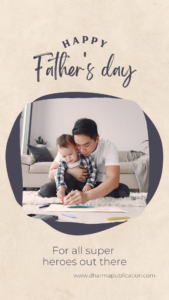 Beige Minimalist Watercolor Illustrated Happy Fathers Day Instagram Story 30