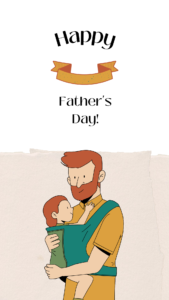 Beige Minimalist Watercolor Illustrated Happy Fathers Day Instagram Story 44