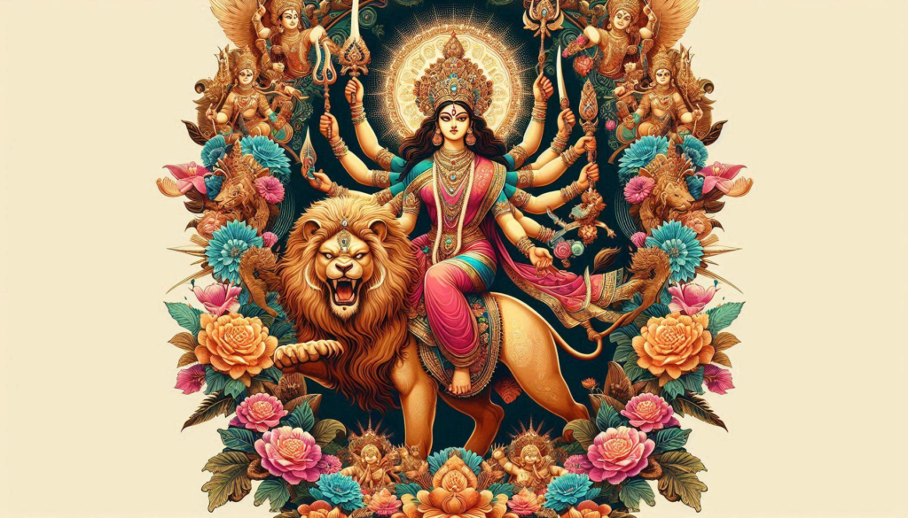 What are the 108 names of goddess Durga?