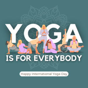 Green Illustrative Yoga Day Instagram Post